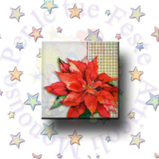 Immagine di Tovaglioli winter flower 33x33 2v 20pz