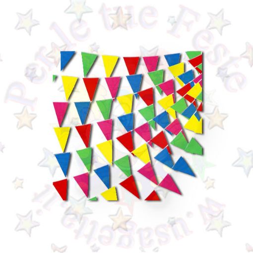 Immagine di Bandierine multicolor PLS 20x30   10mtr