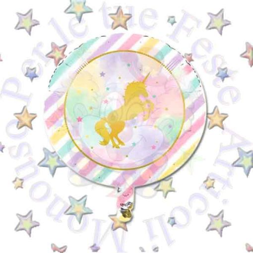 Immagine di Pallone foil Unicorno 45cm