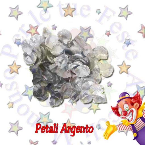 Immagine di Petali Rose Argento 144pz