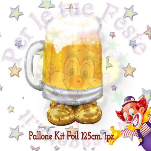 Immagine di Pallone foil aria boccale birra 78x124 cm