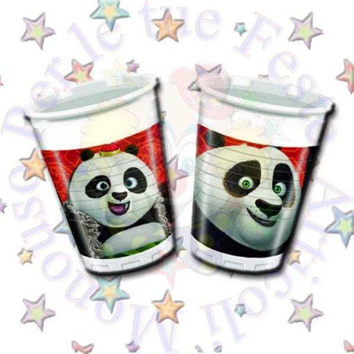 Immagine di Bicchieri Kung fu panda 8pz