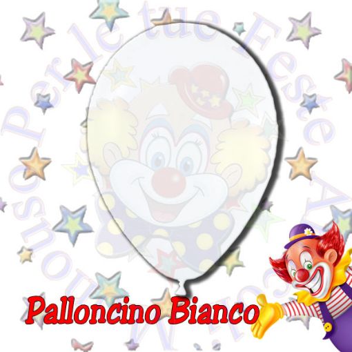 Immagine di Palloncino Bianco lattice Ø30cm 1pz