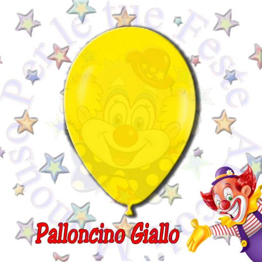 Immagine di Palloncino lattice pastello giallo  Ø30cm 1pz