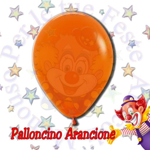 Immagine di Palloncino Arancione lattice Ø30cm 1pz