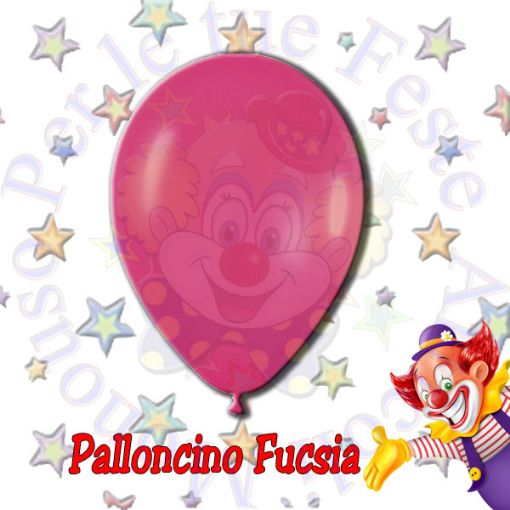 Immagine di Palloncino lattice pastello fuchia Ø30cm 1pz