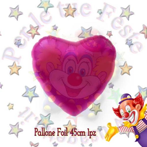 Immagine di Palloncino Foil Cuore Fuxia 45cm