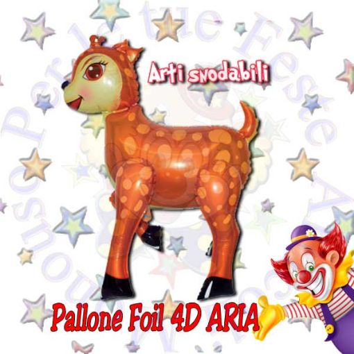 Immagine di Palloncino 4D Cerbiatto 60cm 1pz aria