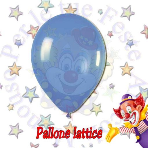 Immagine di Palloncino Celeste lattice Ø23cm 1pz