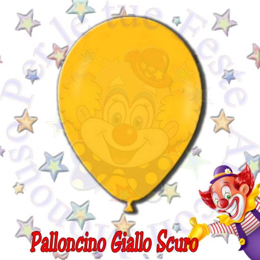 Immagine di Palloncino lattice pastello giallo scuro Ø30cm 1pz