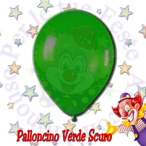 Immagine di Palloncino Verde scuro lattice Ø30cm 1pz