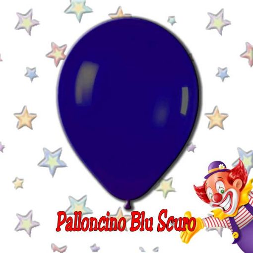 Immagine di Palloncino Blu scuro lattice Ø30cm 1pz