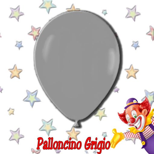 Immagine di Palloncino Grigio lattice Ø30cm 1pz