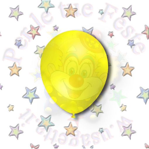 Immagine di Palloncino lattice metallizzato giallo 30cm