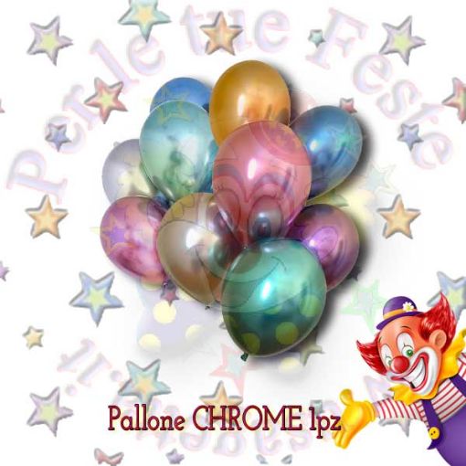 Immagine di Palloncino Rosso chrome Ø30cm 1pz