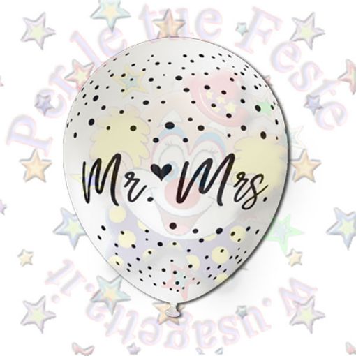 Immagine di Palloncino lattice MR & MRS Ø30cm 1pz