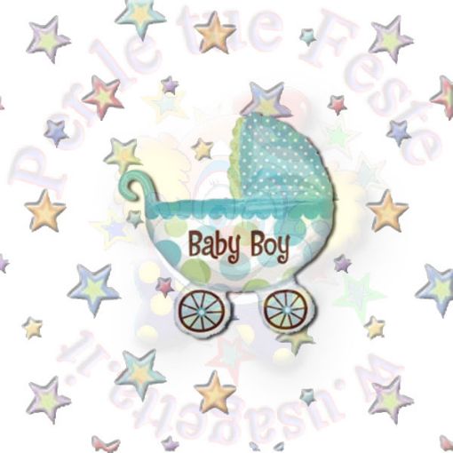 Immagine di Pallone minishape carrozzina Baby Boy 35cm