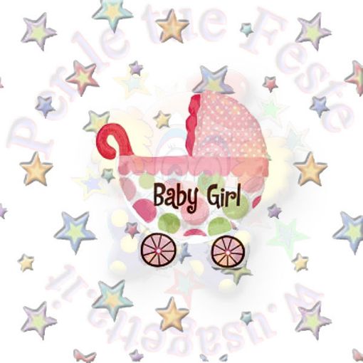 Immagine di Pallone minishape carrozzina Baby girl 35cm