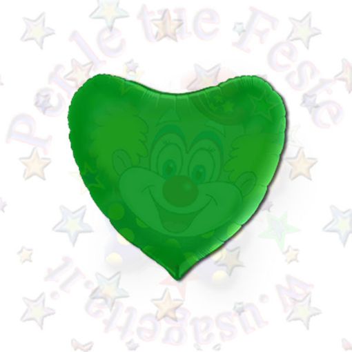 Immagine di Palloncino foil cuore verde 45cm