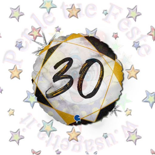 Immagine di Palloncino foil 30 marble Ø30