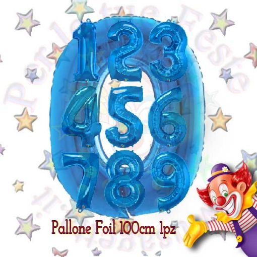 Immagine di Palloncino Foil nr. 2 blu 100cm