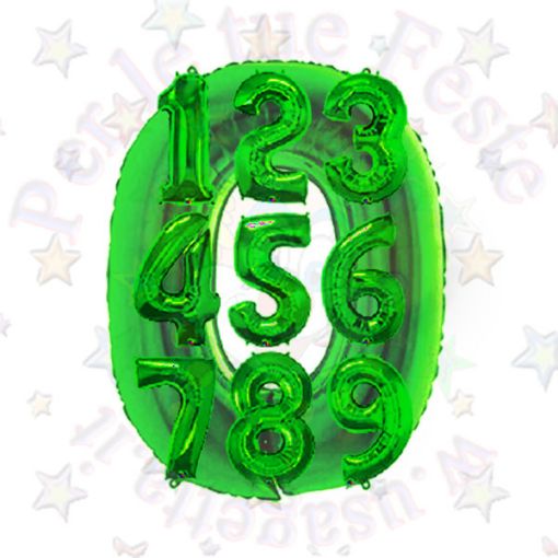 Immagine di Palloncino foil 2 verde 100cm