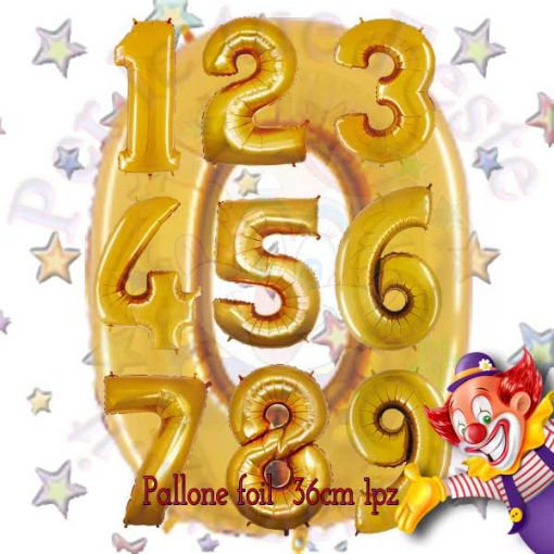 Immagine di Palloncino foil nr.0 oro 36cm