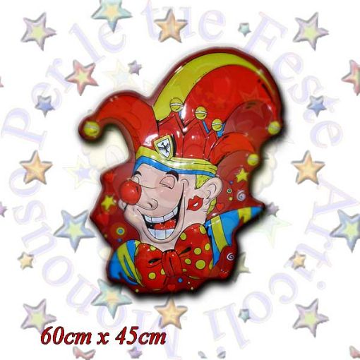 Immagine di Decorazione clown Nene pvc 60x45