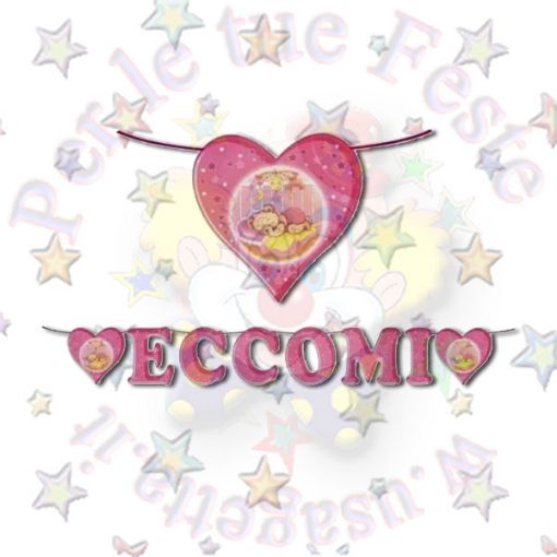 Immagine di Scritta Eccomi rosa 6mtr