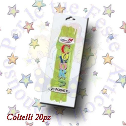 Immagine di Coltello verde acido 20pz