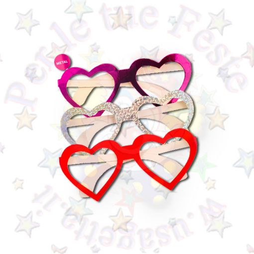 Immagine di Occhiali cuore party lady 6pz