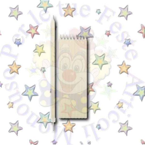 Immagine di Candeline c/sostegno avorio 15,5cm 10pz