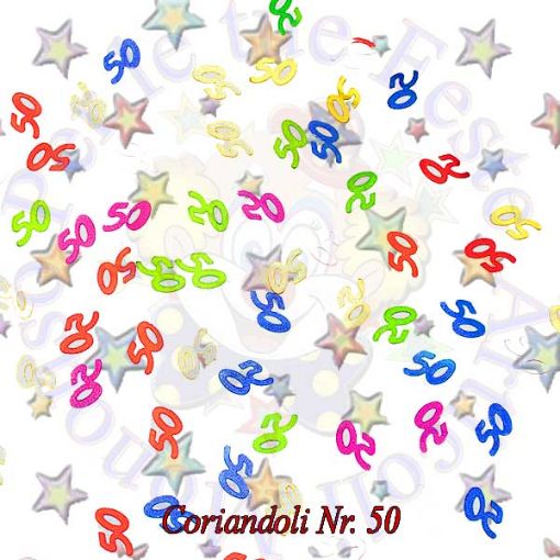 Immagine di Confetti decorativi 50 anni 14gr