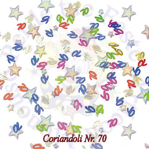 Immagine di Confetti decorativi 70 anni 14gr