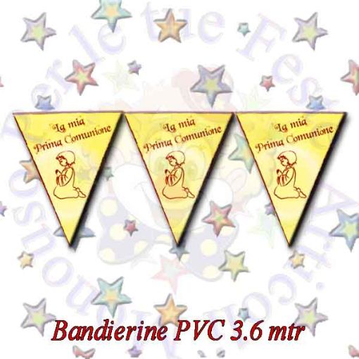 Immagine di Bandierine la mia prima comunione pvc 3,6mtr