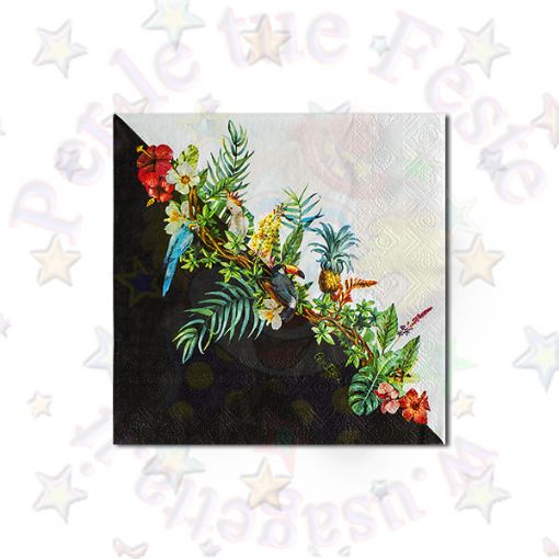 Immagine di Tovaglioli Tropical jungle 3v 33X33 16pz carta riciclabile