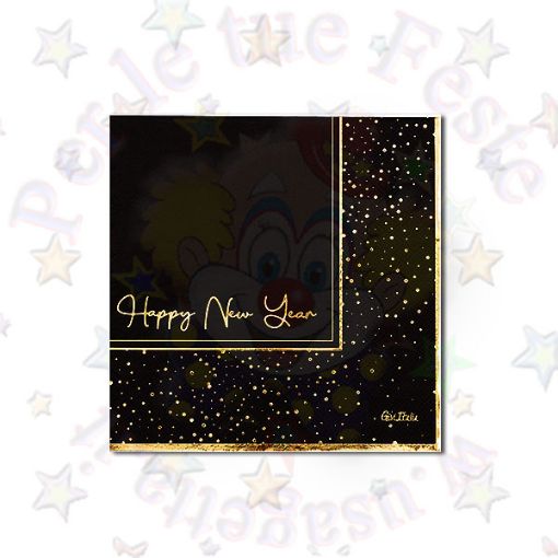 Immagine di Tovaglioli Happy New Year 3 veli 33X33cm 16pz