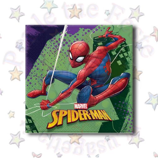 Immagine di Tovaglioli spiderman team up 33x33 20pz