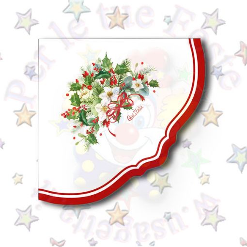 Immagine di Tovaglioli Liberty Christmas tradition 33x33 16pz reciclabile