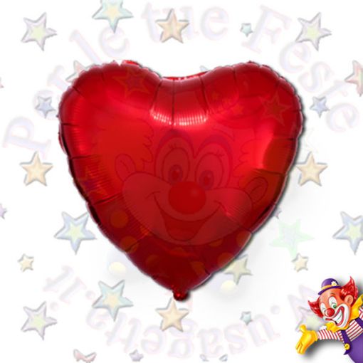 Immagine di Pallone foil minishape cuore rosso 9 23cm