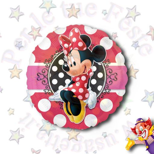 Immagine di Pallone foil Minnie Potrait Ø45cm