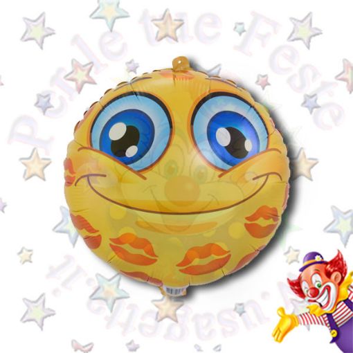 Immagine di Pallone foil emotion lips love Ø43