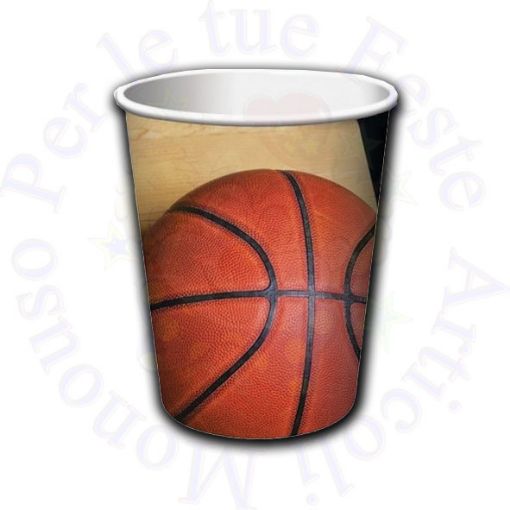 Immagine di Bicchieri Fanatic basket carta 266ml 8pz