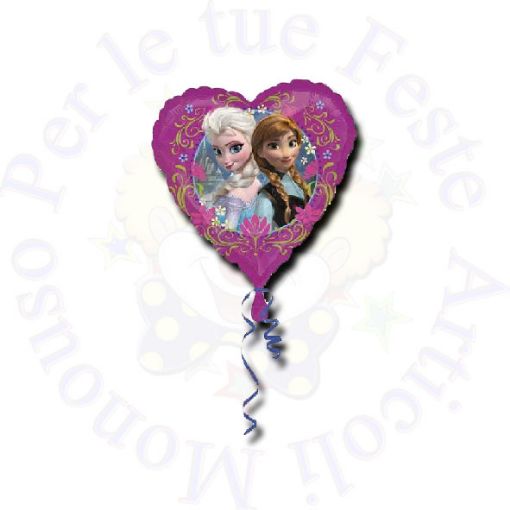 Immagine di Pallone foil Cuore Frozen love Ø45cm