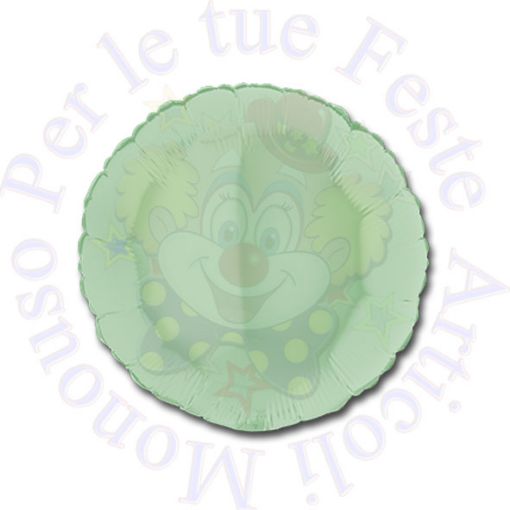 Immagine di Pallone foil cuore macaron verde menta 45cm 1pz