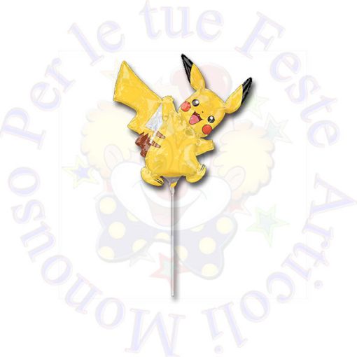 Immagine di Pallone foil minishape Pikachu 30cm 1pz