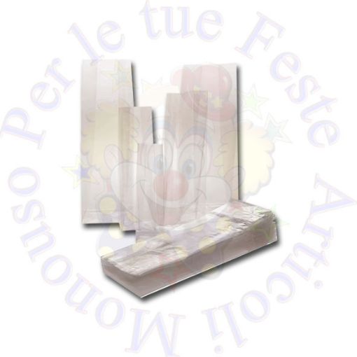 Immagine di Sacchetto cellophane quadro 8+5x24cm 1pz