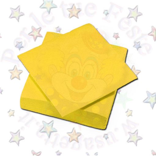 Picture of Tovaglioli giallo 33x33 50pz