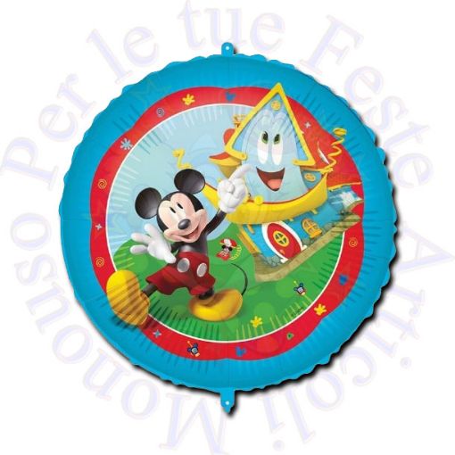 Immagine di Palloncino foil Mickey rock the house disney Ø46cm 1pz