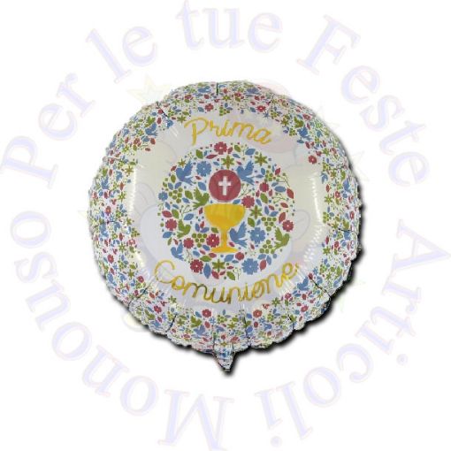 Immagine di Palloni foil prima communione Ø43cm 1pz